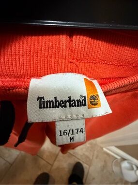 Timberland Kids Bright Orange One-Piece Bodysuit